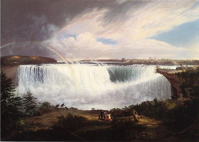 Alvan Fisher The Great Horseshoe Fall, Niagara France oil painting art